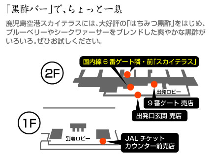鹿児島空港店マップ