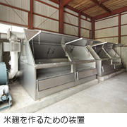 米麹を作るための装置
